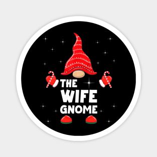 The Wife Gnome Matching Family Christmas Pajama Magnet